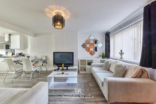 Newcastle-upon-Tyne Apartamento | Long Stays - Cosy 3BR - Newcastle Retreat - RVI & City Centre - Garden - Parking - Near High Street