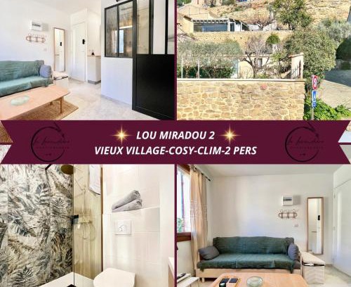Miramas le Vieux Apartamento | Lou Miradou 2 - Vieux village médiéval, Cosy, Clim, 2 personnes