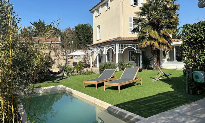 Les Serres - Vivier Villa | Louisiane- House with swimming pool