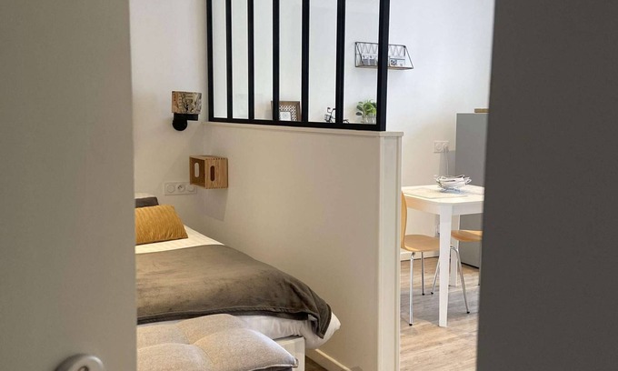 Arromanches-les-Bains Apartamento | Love is in the air -studio king size bed
