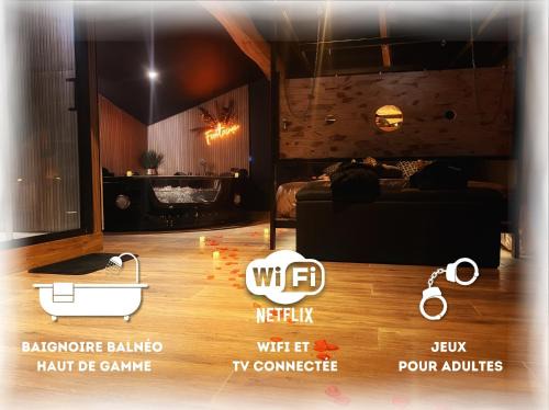 Jonzac Apartamento | Love Room Fantasme 50 Nuances