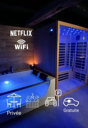 Betschdorf Apartamento | Love room Saphir- Balnéo & Sauna Privés