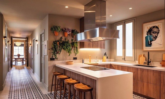 Dreta de l'Eixample Apartamento | Lovely 6 BR Flat in L'Eixample
