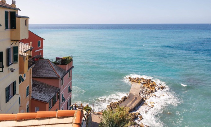 Sori Apartamento | Hermoso apartamento con WIFI, A/C, TV, balcón y vista panorámica, cerca de Portofino