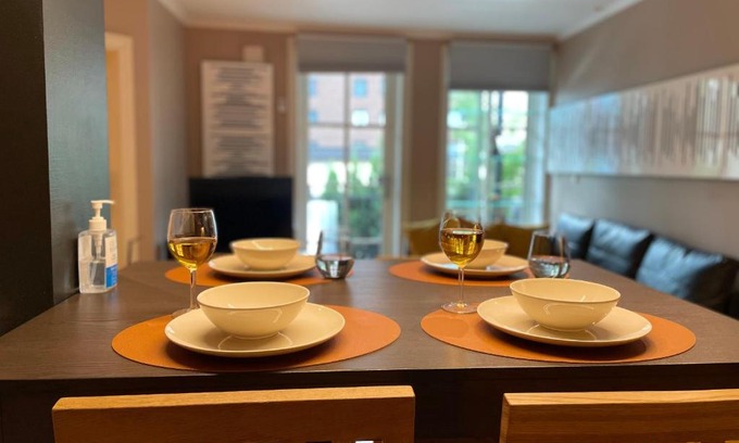 Drammen Apartamento | Lovely condo with fireplace & parking@city center