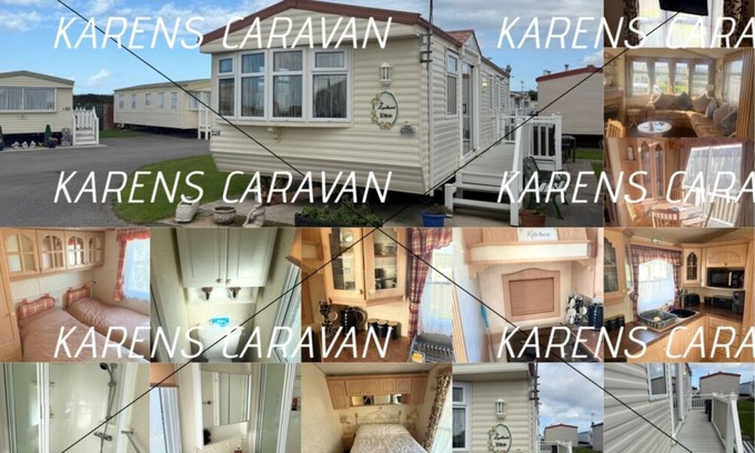 Towyn Casa | lovely family caravan well equipped near all amenaties TV in lounge
