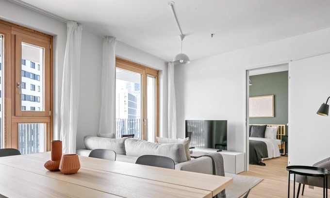 Favoriten Apartamento | Lovely Favoriten 3BR w/ Roof, Gym & Lounge, 1min to HBF, by Blueground
