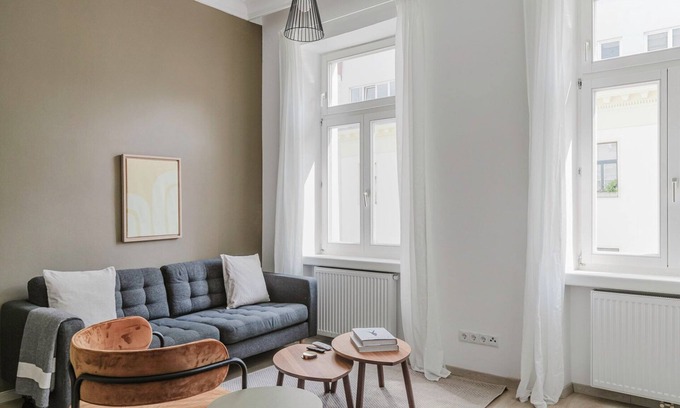Matzleinsdorf Apartamento | Lovely Margareten 1BR, Fully Furnished + W/D, by Blueground