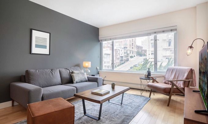 Lower Nob Hill Apartamento | Lovely Nob Hill 1BR w/ Gym + Sauna near Union Square by Blueground