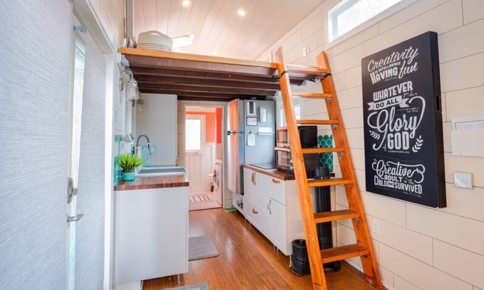 San Luis Obispo Casa | Lovely Tiny House Nestled in the Eucalyptus trees