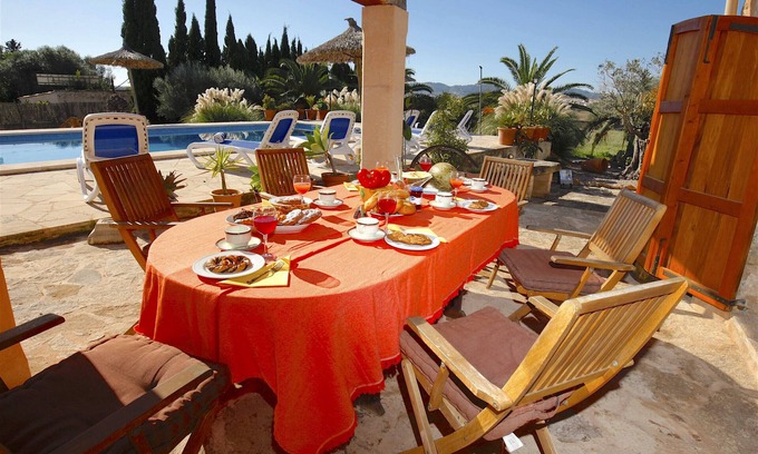 Porreres Villa | Villa con Piscina, Barbacoa, Wifi, Chimenea, Patio, Terraza, Ideal para Familias