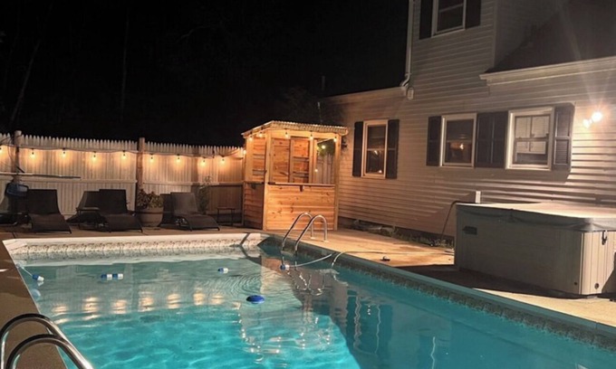 Westerly Casa | Lovely Westerly home w/ In-Ground Salt Water Pool, Hot Tub, and Game Room!