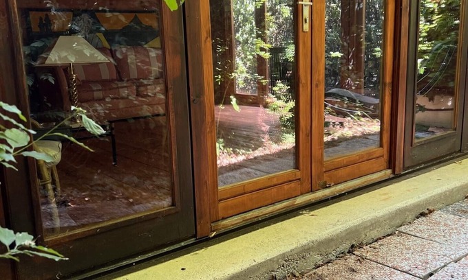 San Martino in Rio Cabaña | Lovely wooden accommodation surrounded by greenery