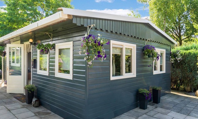Reutum Casa | Serena casa de vacaciones en el Twente Reutum con jardín