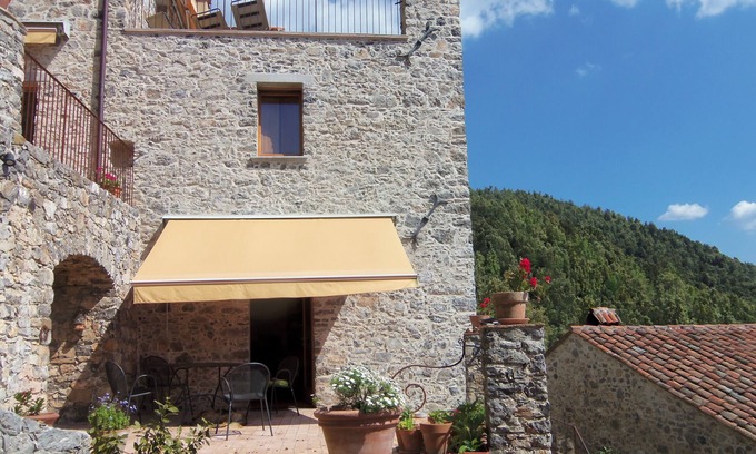 Tortorella Apartamento | Apartamento Restaurado en conjunto de piedra con vistas al mar