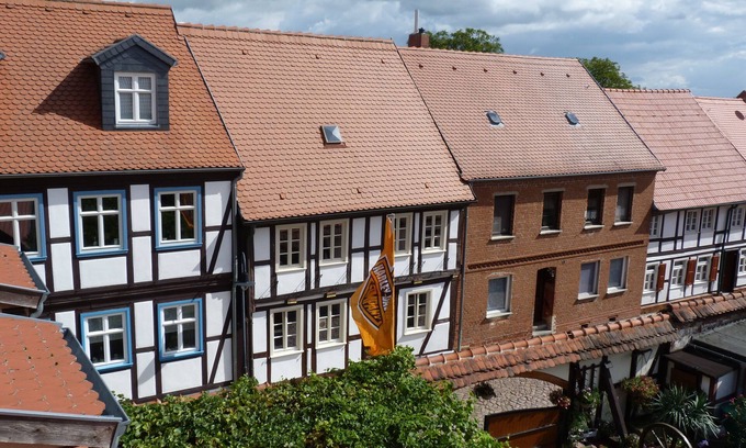 Tangermuende Casa | Restaurado con entramado de madera en el corazón de la ciudad vieja Tangermünde