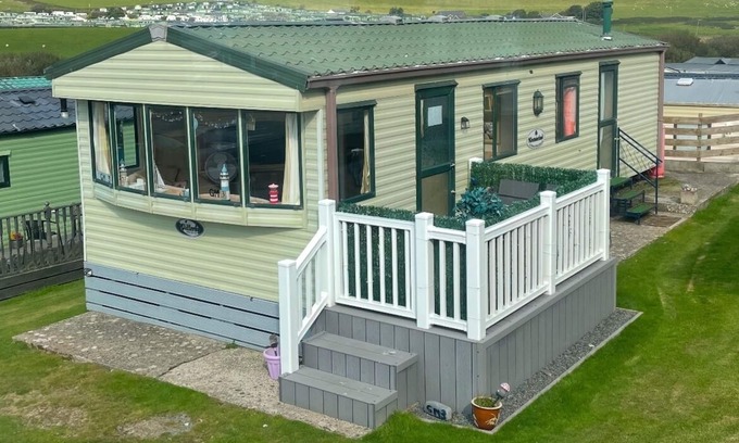 Aberystwyth Chalet De Esquí | Lovley Sea Viev 2 Bedroom Caravan in Clarach Bay