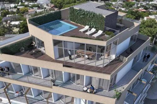Villa Devoto Apartamento | Lujoso Penthouse a estrenar en Sofisticado Barrio y Edificio Vista panorámica 100m2 Gimnasio Piscina Lujoso Salon de Fiestas Parking privado con acceso directo al departamento