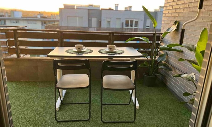 Santander Apartamento | Luminoso ático con terraza