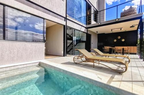 Prata Casa | Lux 28 - Casa moderna piscina aquecida e vista