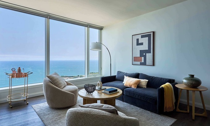 The Loop Apartamento | Lux 67Fl Apt: Lake Views, Top Residential Sky Deck