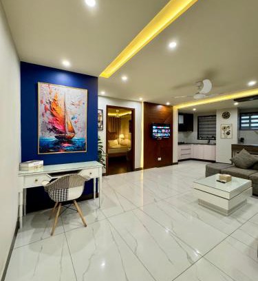 Lahore Apartamento | Lux Haven 2-Bedroom Apartment - Prime Location & Modern Comfort Near Gulberg