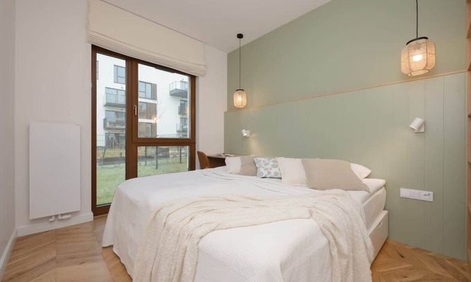 Wilanow Apartamento | LUX Pastel Oasis Family Apartment with Parking & Gym by Renters Prestige