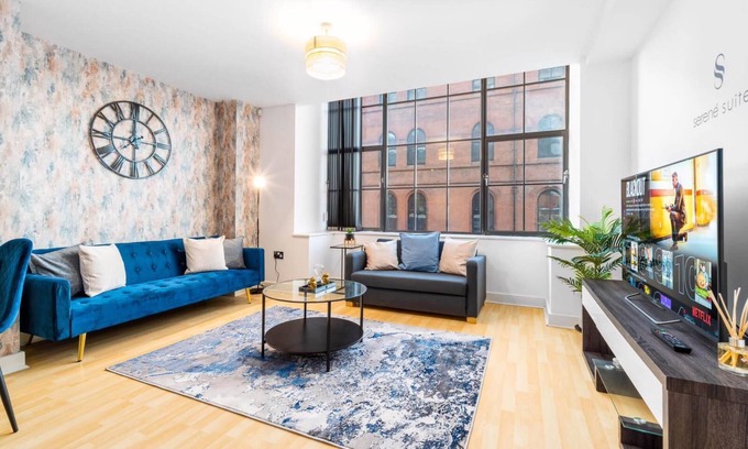 Bordesley Apartamento | LUX SEA BLUE-BIRMINGHAM CENTRAL APARTMENT