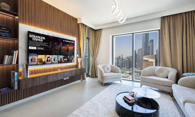 Za'abeel 2 Condominio | Luxe Burj Khalifa Hi Rise 5Beds Spacious Flat