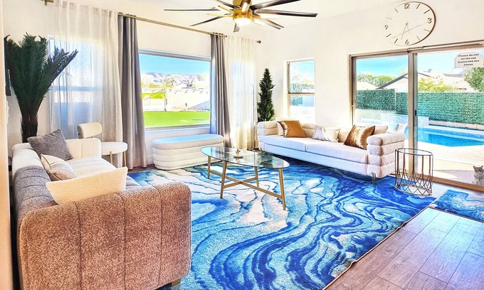 South Mountain Casa | Luxe Desert Oasis, Sparkling Pool and Hidden Speakeasy Room!