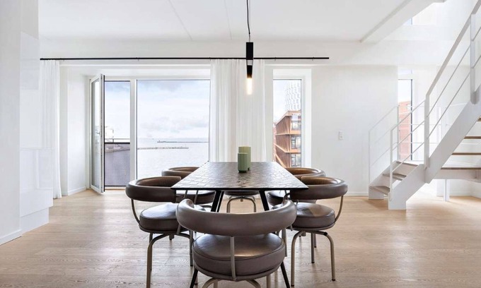 Copenhagen Apartamento | Luxe Doublex w water view & private terasse
