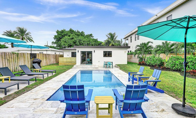Lake Ridge Casa | Luxe-modern heated pool home near FTL Beach, Las Olas Blvd & Wilton Manors