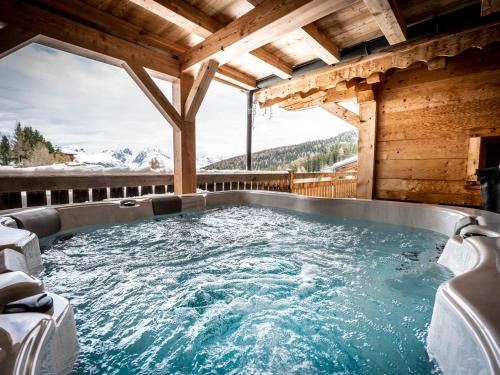 Plagne 1800 Chalet De Esquí | Luxueux chalet 7 chambres avec jacuzzi et sauna, proche télésiège - FR-1-181-2793