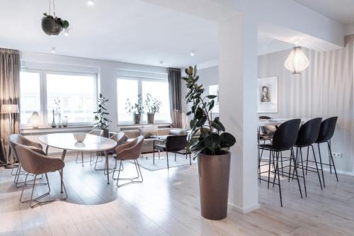 Innenstadtring Apartamento | Luxuriöses Loft über den Dächern Münsters 150 m²