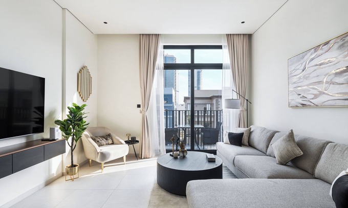 Jumeirah Village Circle Apartamento | Luxurious 1BR Flat in Dubai