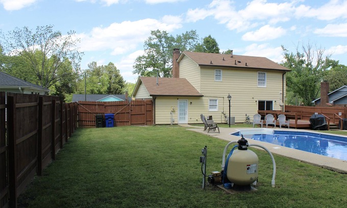 Durham Casa | Luxurious Home w/ Shared Backyard Pool & Spa