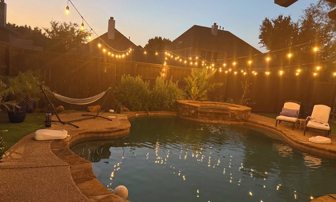 Frisco Villa | Luxurious 5-Bed Villa with Private Pool, Hot tub, Media Room, Grill...
