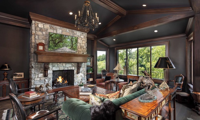 Fletcher Casa | Luxurious Old World Two Bdrm Chalet on Equestrian Estate minutes from Asheville