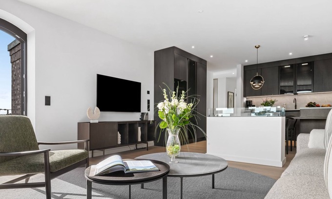 List Apartamento | Luxurious Penthouse with Balcony, Sea View, and Sauna in List on Sylt