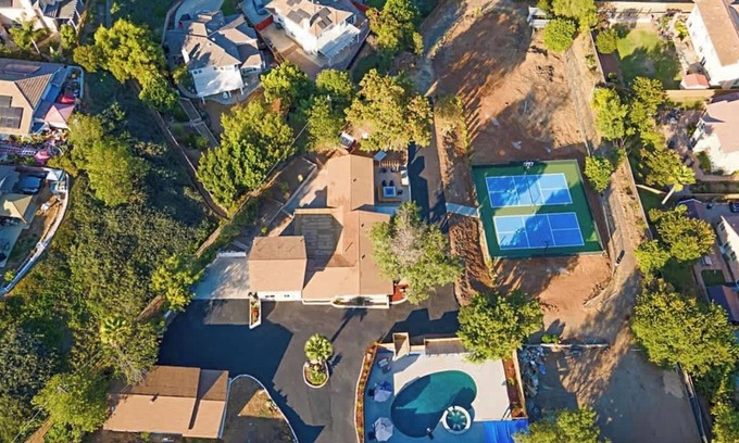East Grove Casa | Luxury 2 Unit Home: Private Pool, Hot Tub & Games!