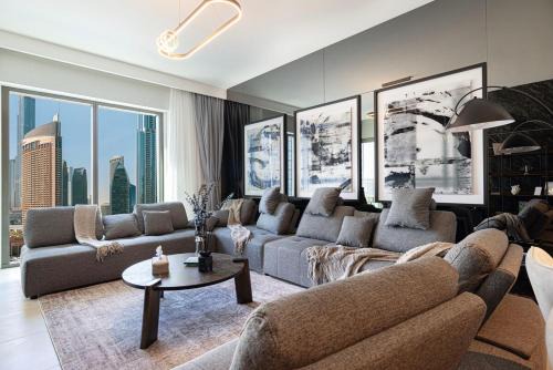 Za'abeel 2 Apartamento | Luxury 2BR Burj Khalifa View Dubai Mall
