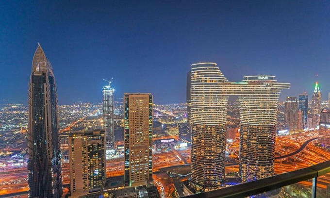 Downtown Dubai Apartamento | Luxury 2BR | Skyline Sea View Direct Mall Metro Dining Shops City Walk
