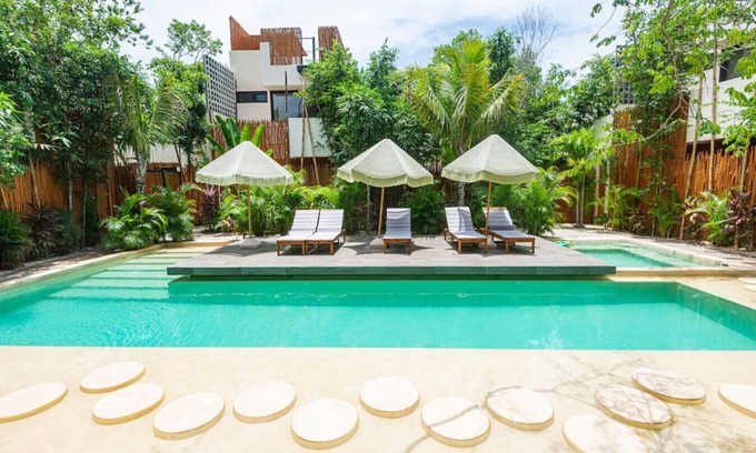 Tulum Apartamento | Luxury 2BR Villa with Private Pool, Spacious Living & Modern Amenities
