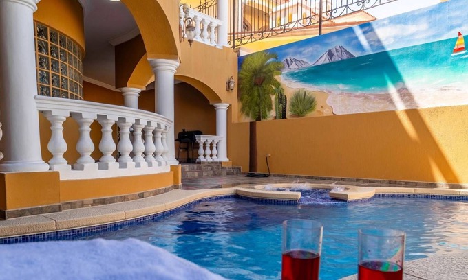 San Felipe Casa | Luxury 3-Story Beachfront Villa in San Felipe with Private Pool – Casa Mostaza