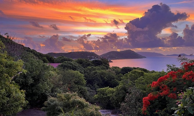 Great Camanoe Island Casa | Luxury 3BR old world waterfront estate with a boat and SUV.