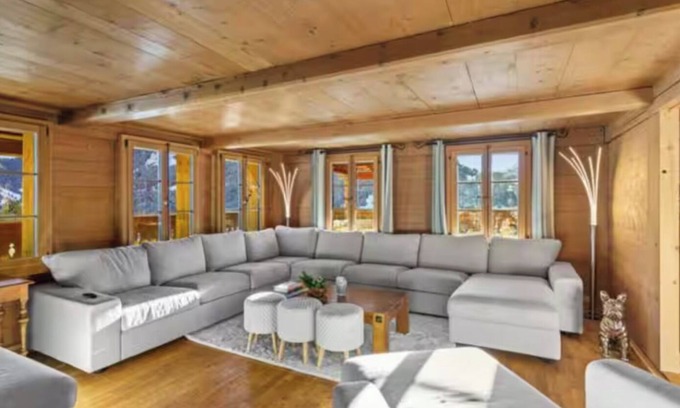 Chateau-d'Oex Chalet De Esquí | Luxury 5 Bedroom panoramic Chalet - Near Gstaad