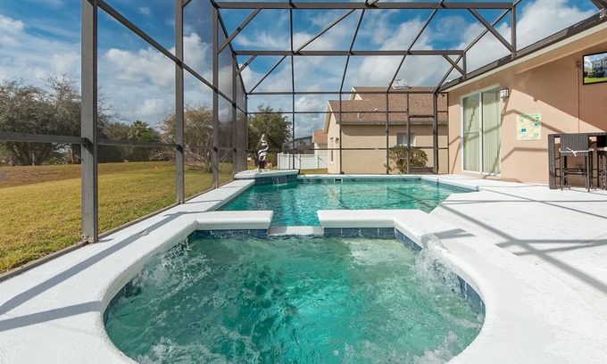 Tuscan Ridge Casa | 5BR ♥ Piscina privada ♥ Bañera de hidromasaje ♥ Cerca de todos los parques de atracciones
