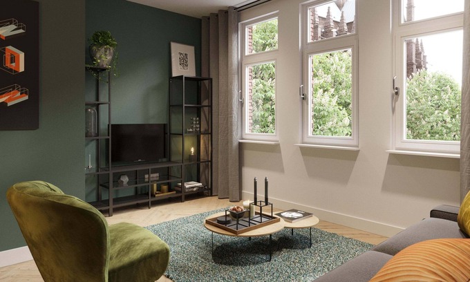 Eindhoven City Center Apartamento | Luxury 60m² One-Bedroom Apartment - with private 20m² terrace