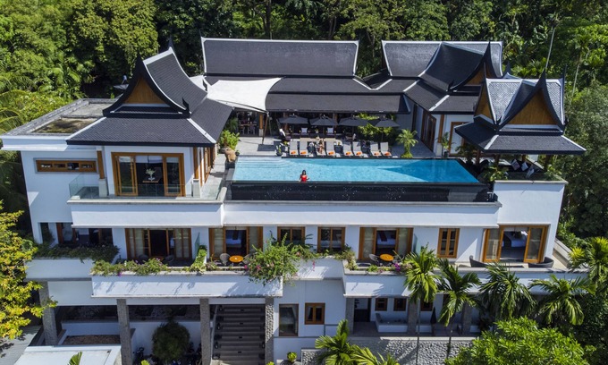 Cherngtalay Villa | Thai Hilltop Paradise - Villa de lujo de 10 dormitorios con impresionantes vistas al mar