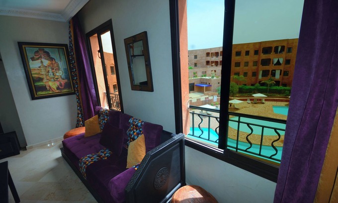 Palmeraie Apartamento | Marrakech Palmeraie - Apart-Hotel panorámica piscina / montaña / palma desde 50 € / noche para 6 personas